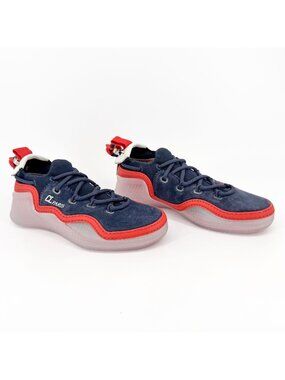 Christian Louboutin Arpoador Drawstring Sneakers Blue Suede Size 39 US 9 Women's